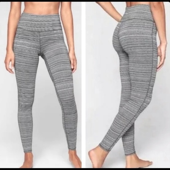 Athleta Jacquard Chaturanga Tight Textured Leggings High Waisted ss - Picture 1 of 15